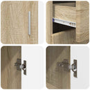 vidaXL Széf polcokkal FLORIN Sonoma tölgy 88,5 x 30,5 x 73 cm Faanyag