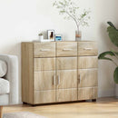 vidaXL Széf polcokkal FLORIN Sonoma tölgy 88,5 x 30,5 x 73 cm Faanyag