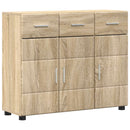 vidaXL Széf polcokkal FLORIN Sonoma tölgy 88,5 x 30,5 x 73 cm Faanyag