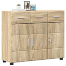 vidaXL Széf polcokkal FLORIN Sonoma tölgy 88,5 x 30,5 x 73 cm Faanyag