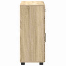 vidaXL Széf polcokkal ajtóval Sonoma tölgy 88,5 x 30,5 x 73 cm Faanyag