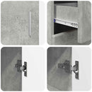 vidaXL Széf FLORIN 88,5 x 30,5 x 73 cm Beton Szürke Faanyag