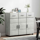 vidaXL Széf FLORIN 88,5 x 30,5 x 73 cm Beton Szürke Faanyag