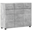 vidaXL Széf FLORIN 88,5 x 30,5 x 73 cm Beton Szürke Faanyag