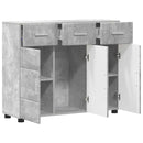 vidaXL Széf FLORIN 88,5 x 30,5 x 73 cm Beton Szürke Faanyag