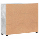 vidaXL Széf FLORIN 88,5 x 30,5 x 73 cm Beton Szürke Faanyag