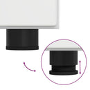 vidaXL Széf polcokkal Magas Fényű Fehér 88,5 x 30,5 x 73 cm Faanyag