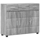 vidaXL Széf polcokkal FLORIN Szürke Sonoma 88,5 x 30,5 x 73 cm Faanyag