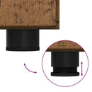 vidaXL Széf polcokkal tárolóval Öreg fa 88,5 x 30,5 x 73 cm Faanyag