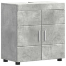 vidaXL Fürdőszobai Szekrény Szett TULUM Beton Szürke 60 x 34 x 63 cm