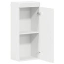 vidaXL Fürdőszobai faliszekrény TULUM Fehér 37 x 24,5 x 86 cm Faanyag