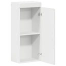 vidaXL Fürdőszobai faliszekrény TULUM Fehér 37 x 24,5 x 86 cm Faanyag