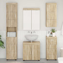 vidaXL Fürdőszobai faliszekrény TULUM Sonoma tölgy 37 x 24,5 x 86 cm