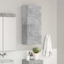vidaXL Fürdőszobai faliszekrény TULUM Beton Szürke 37 x 24,5 x 86 cm