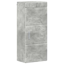 vidaXL Fürdőszobai faliszekrény TULUM Beton Szürke 37 x 24,5 x 86 cm