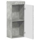 vidaXL Fürdőszobai faliszekrény TULUM Beton Szürke 37 x 24,5 x 86 cm