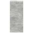 vidaXL Fürdőszobai faliszekrény TULUM Beton Szürke 37 x 24,5 x 86 cm