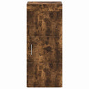vidaXL Fürdőszobai faliszekrény TULUM Füstölt tölgy 37 x 24,5 x 86 cm