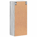 vidaXL Fürdőszobai faliszekrény TULUM Szürke Sonoma 37 x 24,5 x 86 cm