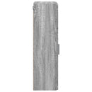 vidaXL Fürdőszobai faliszekrény TULUM Szürke Sonoma 37 x 24,5 x 86 cm