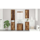 vidaXL Fürdőszobai faliszekrény TULUM Öreg fa 37 x 24,5 x 86 cm