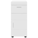 vidaXL Fürdőszobai Szekrény Szett TULUM Fehér 37 x 31,5 x 82 cm