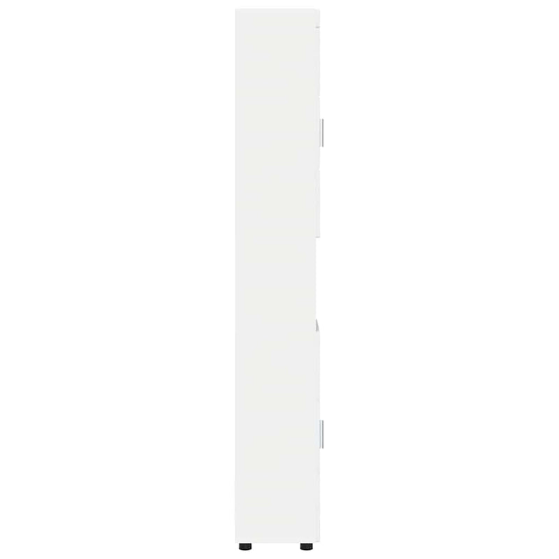 vidaXL Fürdőszoba Székény TULUM Fehér 37 x 31,5 x 203 cm Faanyag