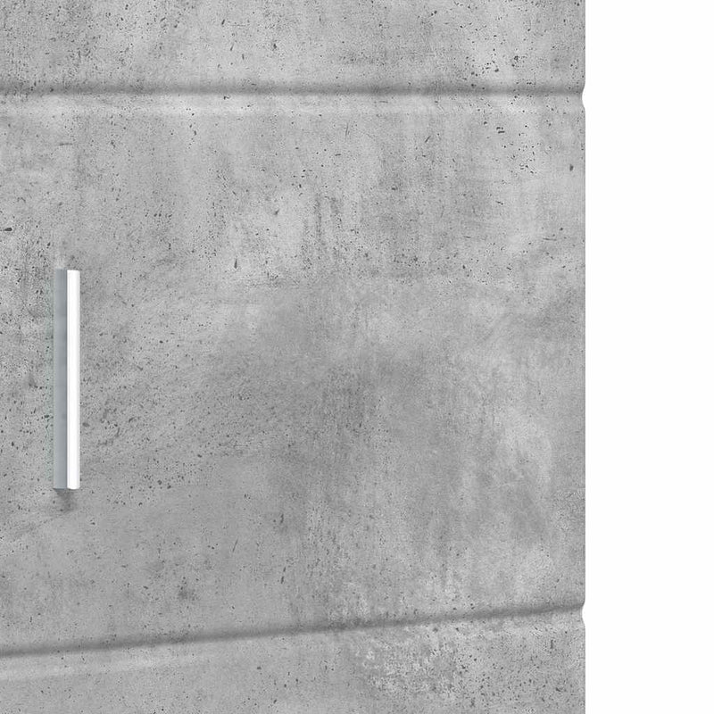 vidaXL Fürdőszoba Székény TULUM Beton szürke 37 x 31,5 x 203 cm