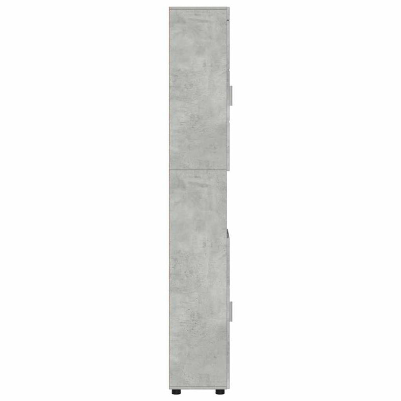 vidaXL Fürdőszoba Székény TULUM Beton szürke 37 x 31,5 x 203 cm
