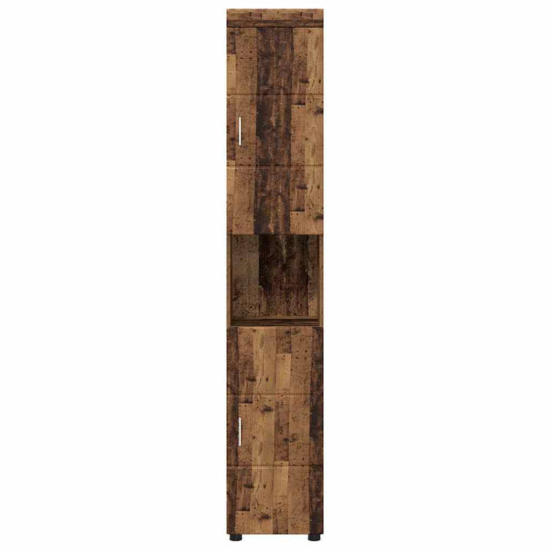vidaXL Fürdőszoba Székény TULUM Régi fa 37 x 31,5 x 203 cm Faanyag