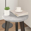 vidaXL Asztallap Beton szürke Ø 30 x 1,5 cm Faanyag