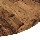vidaXL Asztallap Régi fa Ø 40 x 1,5 cm Faanyag