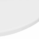 vidaXL Asztallap Magasfényű fehér Ø 50 x 1,5 cm Faanyag