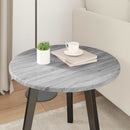 vidaXL Asztallap Szürke sonoma Ø 50 x 1,5 cm Faanyag