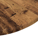 vidaXL Asztallap Régi fa Ø 50 x 1,5 cm Faanyag