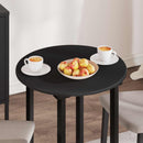 vidaXL Asztallap Fekete Ø 60 x 1,5 cm Faanyag