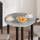 vidaXL Asztallap Beton szürke Ø 60 x 1,5 cm Faanyag