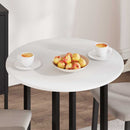 vidaXL Asztallap Fehér Ø 70 x 1,5 cm Faanyag