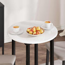 vidaXL Asztallap Magasfényű fehér Ø 70 x 1,5 cm Faanyag