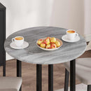 vidaXL Asztallap Szürke sonoma Ø 70 x 1,5 cm Faanyag