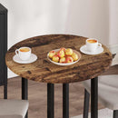vidaXL Asztallap Régi fa Ø 70 x 1,5 cm Faanyag