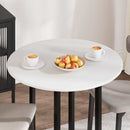 vidaXL Asztallap Fehér Ø 80 x 1,5 cm Faanyag