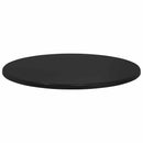 vidaXL Asztallap Fekete Ø 80 x 1,5 cm Faanyag