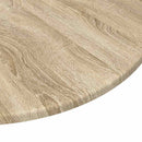 vidaXL Asztallap sonoma tölgy Ø 80 x 1,5 cm Faanyag