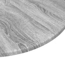 vidaXL Asztallap Szürke sonoma Ø 80 x 1,5 cm Faanyag