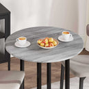 vidaXL Asztallap Szürke sonoma Ø 80 x 1,5 cm Faanyag