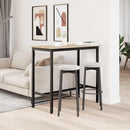 vidaXL asztal Sonoma tölgy 100 x 50 x 90,5 cm Műszaki fa és acél