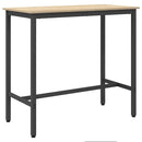 vidaXL asztal Sonoma tölgy 100 x 50 x 90,5 cm Műszaki fa és acél