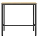 vidaXL asztal Sonoma tölgy 100 x 50 x 90,5 cm Műszaki fa és acél