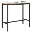 vidaXL asztal Sonoma tölgy 100 x 50 x 90,5 cm Műszaki fa és acél